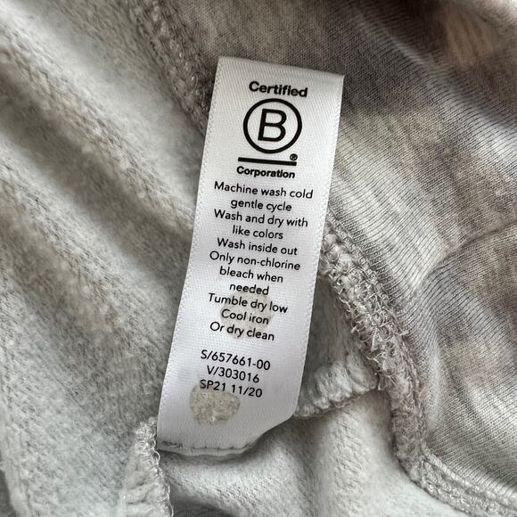 ATHLETA Studio To Street Print Sweatshirt Serene Grey Heather Size L - Picture 8 of 12